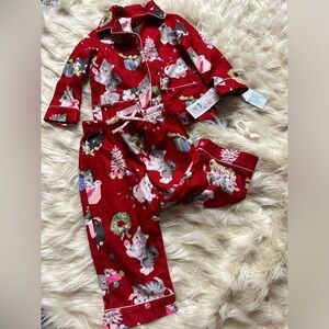 18 month kitten/cat Christmas pajamas